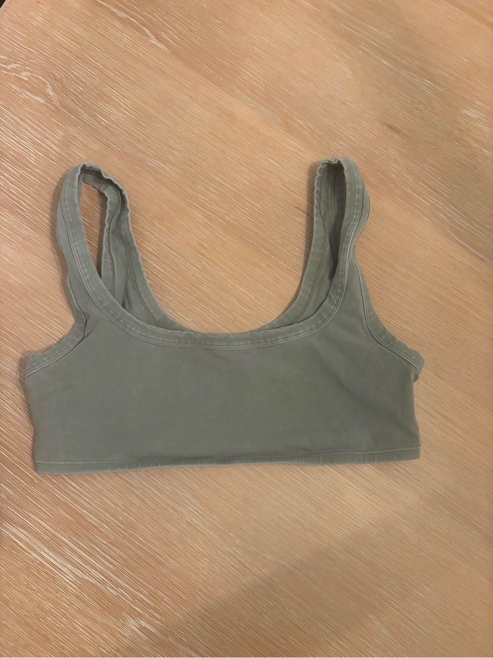 Offline by Aerie Scoop Neck Bralette - Olive